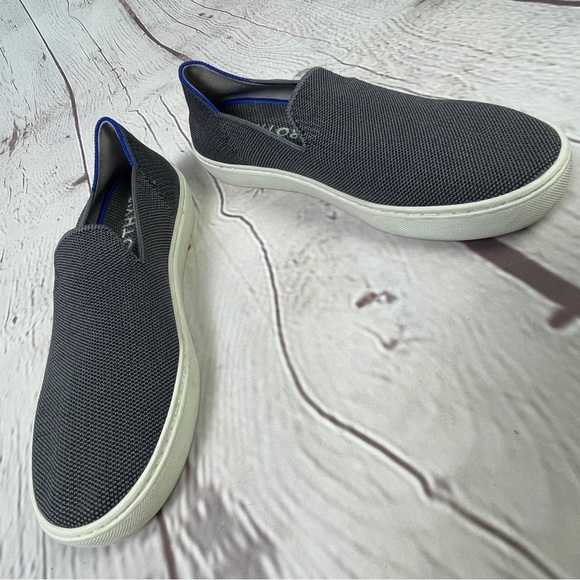 ROTHY'S steel grey original slip-on loafer sneakers, size 7 - Picture 5 of 10